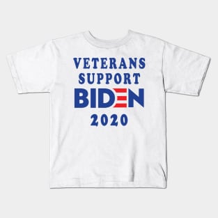 Veterans support Biden 2020 Kids T-Shirt